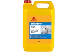 Sika SikaBond SBR+ Waterproof General Purpose Bonding Agent and Mortar Admixture – Water Resistant – Clear – 5 Litre