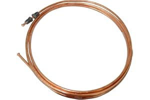 AERZETIX: Tubo per freno in rame Ø4.76mm con raccordi M10x1/M10x1 (270cm)