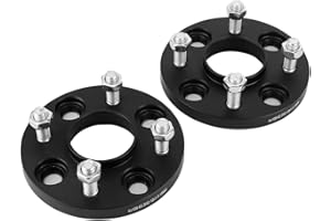 QIILU Entretoise de Roue, pour FOCUS MONDEO RS ST 2 Pièces Adaptateur de Roue Centrée sur le Moyeu 4x108mm PCD 63.3mm Alésage