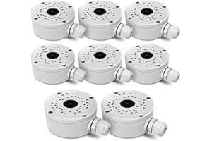 OOSSXX (Universale Scatola di Giunzione Telecamera)Scatola di Giunzione per Telecamera, Scatola di Giunzione Universale, Junction Box Staffa di Montaggio per Telecamere di Sicurezza Bullet Torretta PTZ