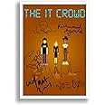 Memorabilia The IT Crowd Cast Signed Autograph Signature A4 Poster Photo Print Photograph Artwork Wall Art Picture TV Show Series Season DVD Boxset (POSTER ONLY)