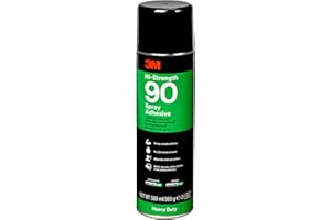 3M Adesivo Spray 90 Colla Spray Extra Forte ad Asciugatura Rapida, Permanente, 500 ml, 1 Pezzo