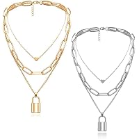 YouBella Jewellery for women Lock Pendant Necklace for Women & Girls