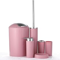 Otostar Set Di Accessori Da Bagno Plastica Da 6 Pezzi Set - 7
