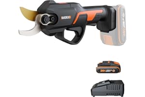 Worx NITRO WG330E Akku Astschere 20V - Müheloses Schneiden dank elektrischen Antrieb, Bürstenloser Motor, inkl. 2Ah Akku und Ladegerät