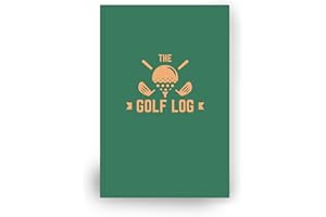 GENERIC Golf Log Pocket Notebook - Progress Tracker, 50 Detailed Rounds of Golf, Yardage Section, Golf Terminology & Game Formats