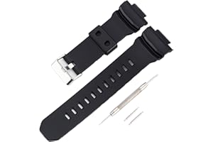 RIHAHISY Bracelet de montre de rechange en résine pour Casio G-Shock GA-150/200/201/300/310/Wirstband accessoires pour homme et femme