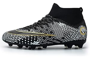 IFIKK Scarpe da Calcio da Bambini Unisex Scarpe Sportive Tacchetti Scarpe da Calcetto Uomo Professionale all'aperto Scarpe da Calcio Scarpe da Allenamento per Calzature