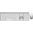 Amazon Basics Wireless Rechargeable Dual Connectivity Keyboard and Mouse Set - Multidevice Wireless Keyboard Full Size and Mouse, for Windows, Mac, Android, Smart TV, Tablet, PC, Laptop
