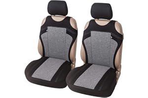 MEROURII Autositzbezüge Vordersitze, 2 Stück Auto-Sitzauflage, Strapazierfähig Autositzschoner für das Auto Sitzbezüge Schonbezüge Autositz