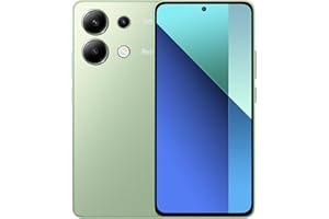 Xiaomi Redmi Note 13 Mint Green - Smartphone 6+128GB, Snapdragon 685, 6nm process, 108MP triple camera, 120Hz FHD+ AMOLED, 33W fast charging, dust and water protection (UK Version + 2 Years Warranty)