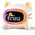 Kids Digital Alarm Clock with Sound Machine and LED Night Light for Toddlers OK to Wake Clock With Sleep Training for Bedroom Table Clock With Timer Birthday Gift for Boy Girls Children 3-10 Years Old