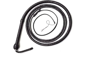 LB's Whip Ventre en Cuir de Vachette véritable et traversin en Cuir de Vachette véritable de 0,8 à 5,8 m