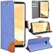 Produktbild SMART LEGEND Lederhülle für Samsung Galaxy S8 Plus Ledertasche Hülle Britischer Denim Hellblau Schutzhülle Premium PU Leder Flip Case Protective Cover Innere Weiche Silikon Bookcase Handy Tasche für Samsung Galaxy S8 Plus Schale mit Magnet und Karteneinschub Standfunktion Etui