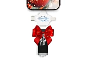 ThePhotoStick® Omni 128GB - Secure Backup and Transfer | Digital File Organization | USB & Multiport Connection for Phones, Tablets and Computers | Portable External Storage