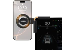 UGREEN Support Téléphone Voiture Écran pour MagSafe Tesla Model 3 Y Porte Smartphone Voiture Magnétique Compatible avec iPhone 16 Plus Pro Max 16e 15 14 13 12 Galaxy S25 S24 Pixel 9 8 7
