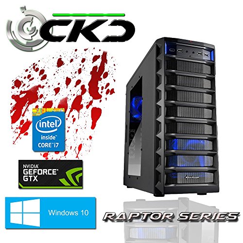 CKC-Raptor-i7-GTX970 Gaming-PC - Intel Core i7-4790K 4x 4,4GHz - 4096MB Gainward GeForce GTX 970 Aktiv PCIe 3.0 x16 (Retail) 4 GB Videospeicher - Crucial Ballistix Sport DDR3 16 GB : 2 x 8 GB - 2000 Gigabyte + Crucial BX100 Solid State Disk SSD 250 GB intern - DVD-RW - EAN 4260445520075 + GRATIS Windows 10 Professional 64 Bit vorinstalliert (I7 4790K 16 GB 2 TB HDD 250GB SSD GTX 970 Win10 Prof)