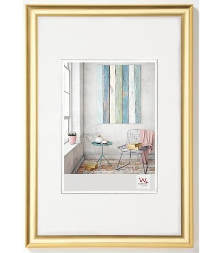Cadre Photo Bois 15x20 Cm Couleur Bronze - Verre Flotté - Posable Ou Accrochable - Finition Fine Et élégante - 13