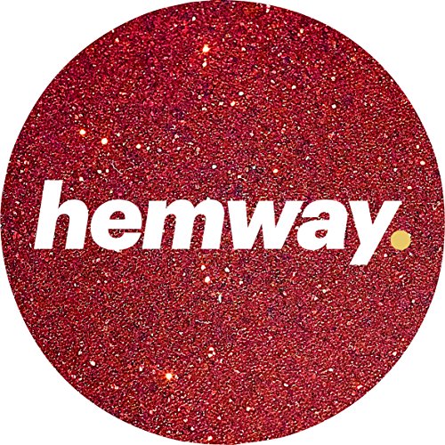 hemway Premium Multi Purpose Glitter Staub/Puder 100 g Einzigartige Farben für Verwendung mit Crafts Wein Glas-Art DIY Dekoration Hochzeiten Tisch Presents Karten Blumen Kosmetik Gesicht Eye Körper Nägel Haut Haare Bart, Glitzer, rot - 2
