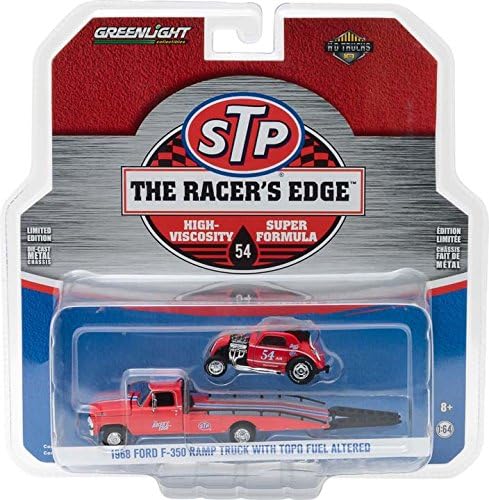 33100-C | 1:64 H.D. Trucks Series 10 - 1968 Ford F-350 Ramp Truck with Topo Fuel Altered STP Solid Pack