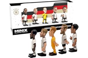 MINIX DFB Alemania - Pack de 5 Figuras de PVC de 7 cm (TER Stegen/Werner/Rudiger/Fullkrug/Musiala)