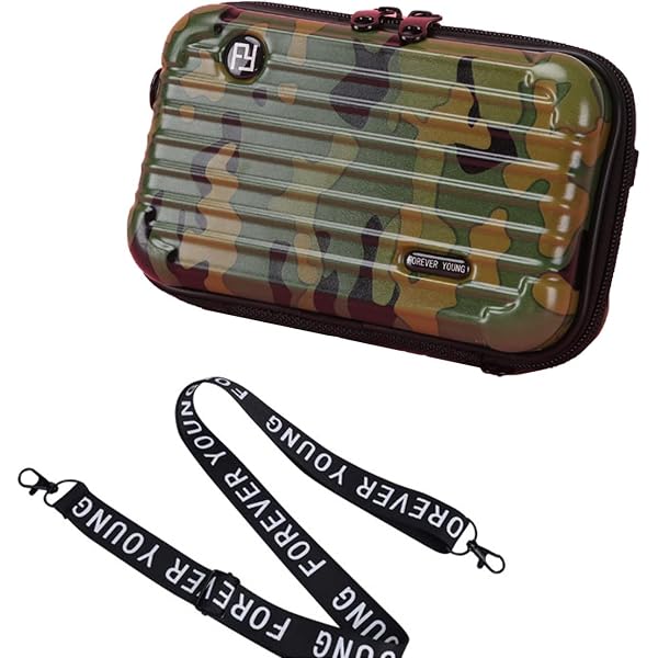FuRiBi Mini Luggage Crossbody Bag - Stylish and Durable Hard Shell