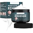 Azonee Mens Hair Removal Cream, Organic Body Hair Removal Mask, Facial Beard Hair Removal Cream for Men, Painless Soothing Hair Remover, Fast & Effective Depilatory Cream in Intimate & Private Area