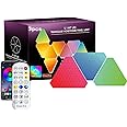 UanTii Smart Triangle Wall Light LED RGB Indoor Atmosphere Light Gaming Lamp Music Sync Decoration Lamp Bluetooth App Control (3)