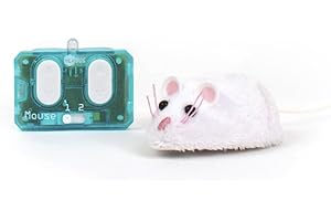 HEXBUG 480-4466-00TG12 Remote Control Mouse Cat Toy, White