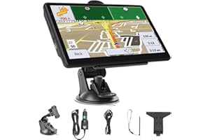 GENERICO GPS Navigatore Satellitare 7 Pollici Per Auto & Camion – GPS HD Con Mappe UK & Europa | Aggiornamenti Gratuiti A Vita, Ricerca CAP, Guida Vocale, Avvisi Autovelox, Assistente Di Corsia, POI