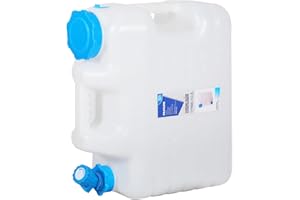 REDCAMP 15L/18.5L Camping Water Container with Tap, Portable Water Bottle Carrier with Spigot for Camping Hiking Outdoor
