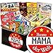 Produktbild Beste Mama der Welt | Schokolade Geschenkset DDR | Schokolade Geschenkset XL in edler schwarzer Geschenkbox | Maulwurf Ei, kalter Hundund, Mokka Bohnen | DDR Süßigkeiten-Box Geschenk für Mutti Muttertag Geschenk Schokolade Muttertagsgeschenk