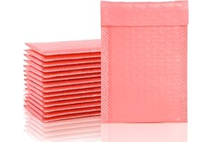 VEYLIN Self-Seal Bubble Mailers,12PCS Poly Bubble Mailers Small Padded Envelopes for Shipping, Mailing, Packaging(110x190mm)