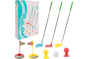 Clvsyh Set da Golf per Bambini, Mini Mazza da Golf, Giocattolo da Golf per Bambini, Giocattolo per Interni Ed Esterni per Ragazzi E Ragazze