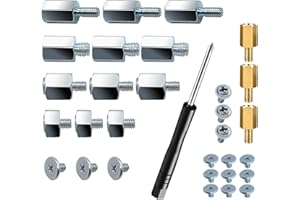 Nivithi M.2 SSD Schrauben Set Mit 31 Stück für ASUS Gigabyte ASRock Motherboard, Mainboard, Elektronik und Computer - Inkl Schraubendreher