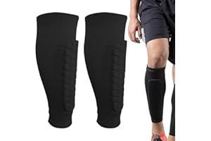 DEILONIE Shin Defender, Football Shin Guards, Soccer Shin Guards Sleeves, Shin Pad Socks, Shin Pad Sleeves with Foam, Shin Pads for Kids, Shinpads for Boys, Shin Guard of Outdoor Sports (2 PCS)