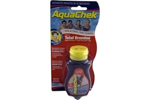 BLUE WAVE AquaChek 511244A - 4-in-1 Swimming Pool, Spa and Hot Tub Test Strips (50 Strips) - Yellow