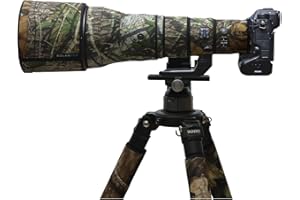 Rolanpro Manteau de Camouflage imperméable pour Nikon Z 800 mm f6.3 VR S Camouflage Rain Cover Lens Protective Sleeve Guns Case Vêtements 17# Jungle Verte