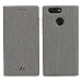 Produktbild Huawei Nova 2 Hülle, Feitenn dünne Premium PU Leder Flip Handy Schutzhülle | TPU-Stoßstange, Magnetverschluss, Kartenschlitz, Kameraschutz- und Standfunktion Brieftasche Etui (Grau)