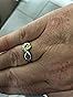 JO WISDOM Orecchini Infinito Foglia Argento 925 Donna con AAA
