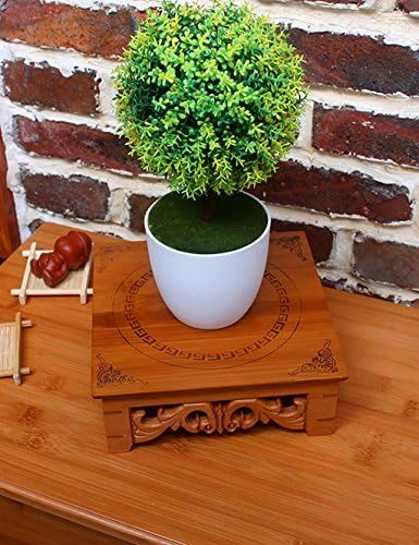 RZM flower pot shelf Solid Wood Bonsai Bamboo Living Room Balcony Windowsill Flower Rack Flower Pot Desktop Small Flower Rack plant stand ( Size : A )