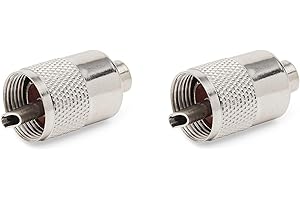 KAMSAT PL 259 Plug for Mini-8 cable 7mm (x2)