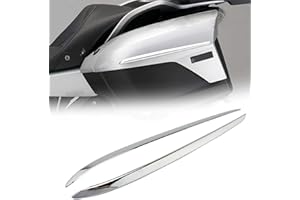 FINMOKAL Chrome Side Panel Storage Box Plating Trim Strip For BMW K1600GTL 2011-2018