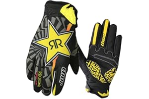 ShallGood Hombre Mujer Guantes De Motos Pantalla Táctil Full Touch Para Carreras MTB ATV Motocicleta Escalada Senderismo Montar Guantes de Dedo Completo