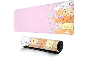 SIUTI Tulade Large Pink Polyester Mouse Pad - Extended Desk Mat for Keyboard, Gaming, Office Use - L Size, 30x80cm, Non-Slip, Waterproof, Foldable, Portable - Desk Pad Gift for Girls Women