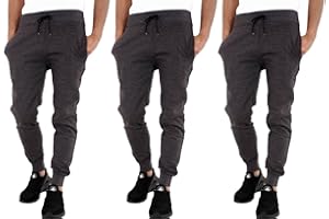 GW CLASSY OUTFIT 3X Kids Boys Girls Trousers (Pack of 3) Sports Jog Pants School Kids Joggers Fleece Trousers Jogging Tracksuit Bottoms