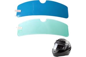 UEKPDM Pinlock Visor Insert, Helmet Visor Anti-Fog Film, Anti Water Clear Protective Motorbike Helmet Visors Film, Universal Motorcycle Helmet Cover Film for Motorbike Helmet Cover 2PCS