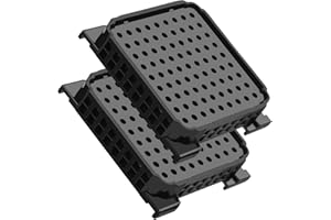 Aktivkohlefilter für Liebherr Kühlschrank 9096989 9882460 988246000, Fresh Air Filter für 7440021-00 mit Aktivkohle für Kühlschränke (Schwarz, 2 Stück)