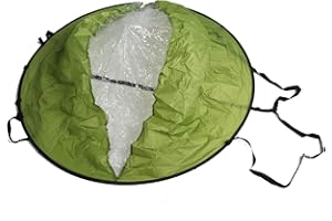 UTTSE VGEBY 42 Zoll Kajak Windsegel Wind Paddel Downwind Kajaksegel Kanu Zubehör Kompakt&Tragbar (Grün)