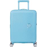 American Tourister Soundbox Spinner 55/20 TSA EXP Trolley Blueberry Fizz Light Blue
